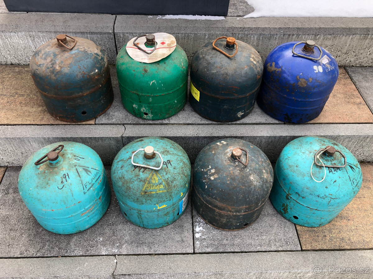 Propanbutan 2kg LPG láhev plynová bomba (více kusů)