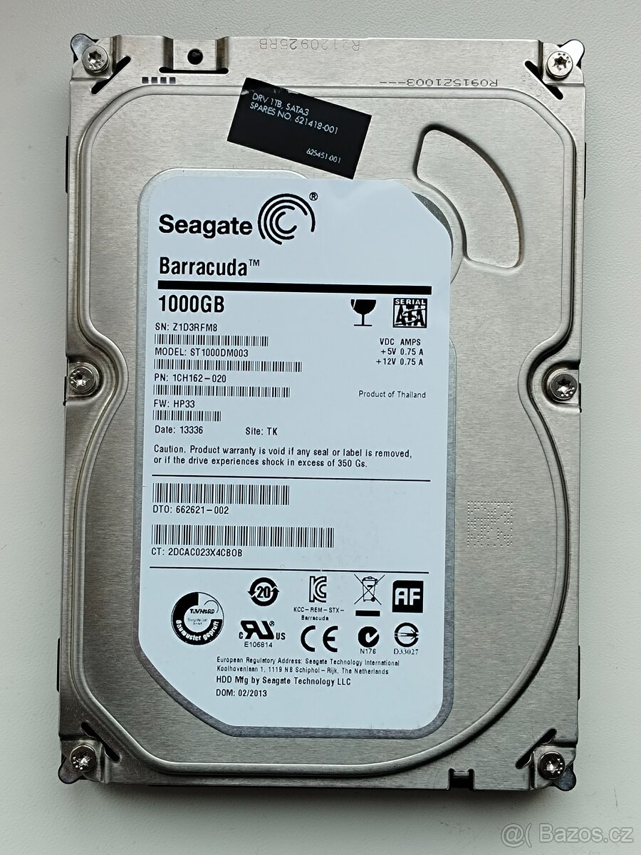 HDD 3,5" Seagate 1TB