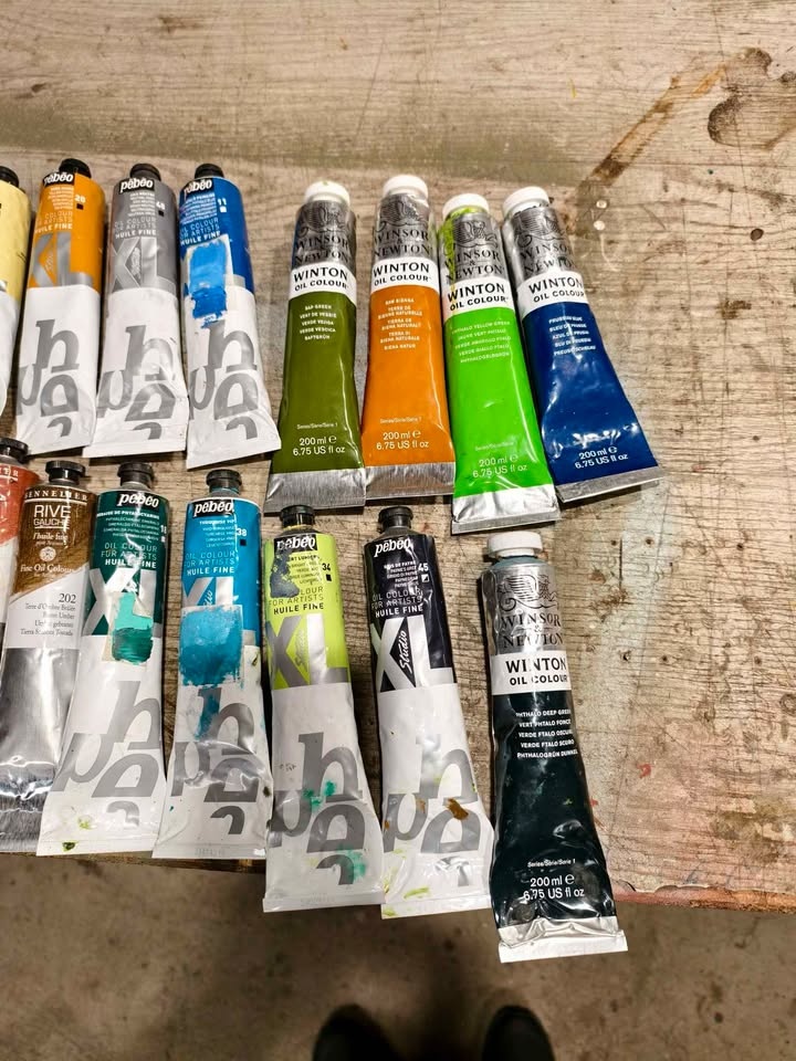 Olejové barvy 200ml