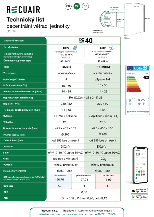 Montáže rekuperací, tepelných čerpadel, klimatizací