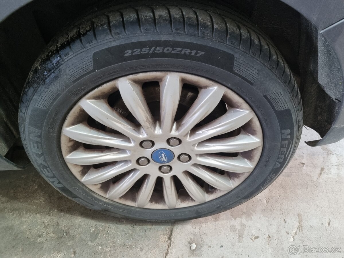Ford 225x50x17,kompletní alu kola vč pneumatik