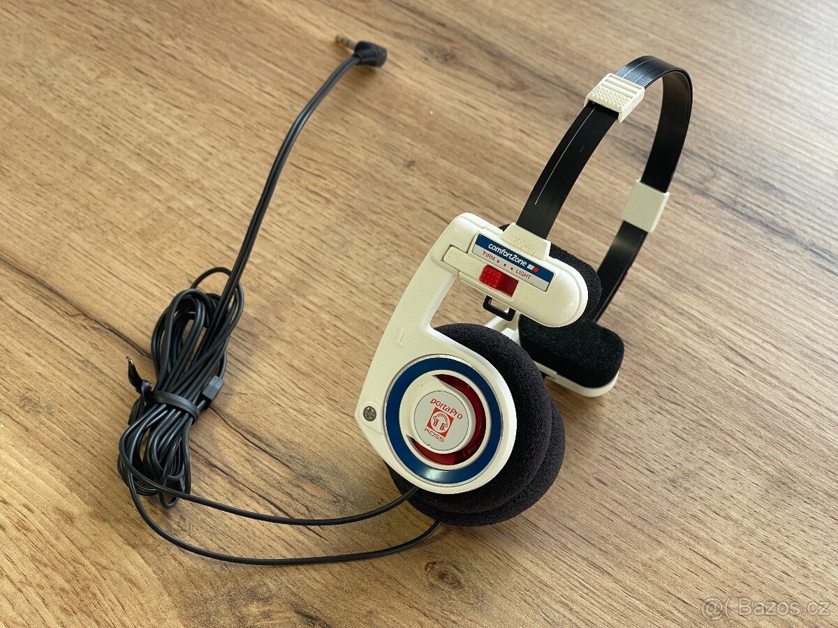 Sluchátka KOSS Porta Pro White – limitovaná edice