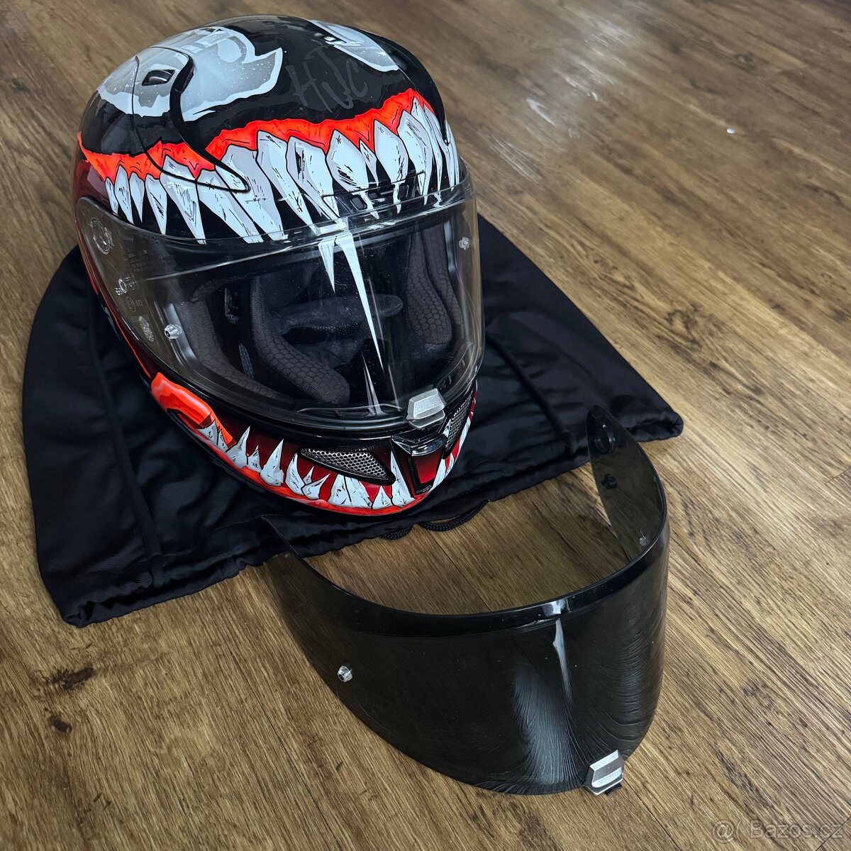 Moto helma Hjc Venom II - M + tmavé plexi