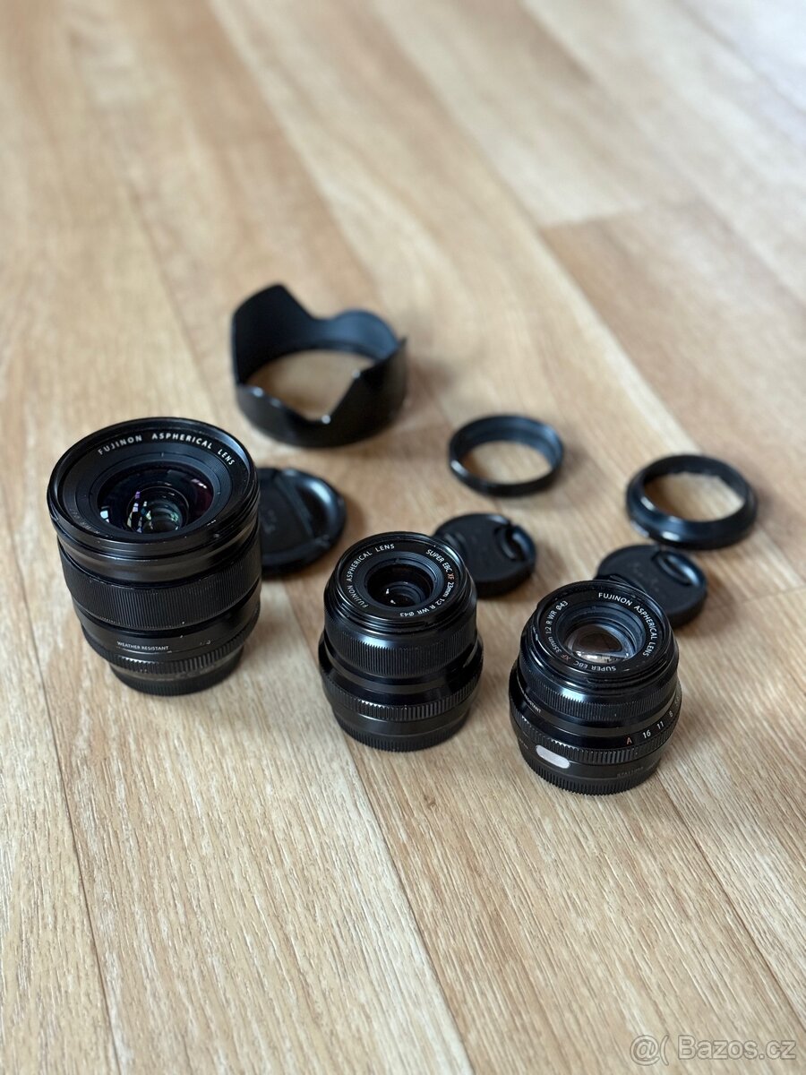 Objektivy Fujifilm XF16 1.4 WR, XF 35 2 WR