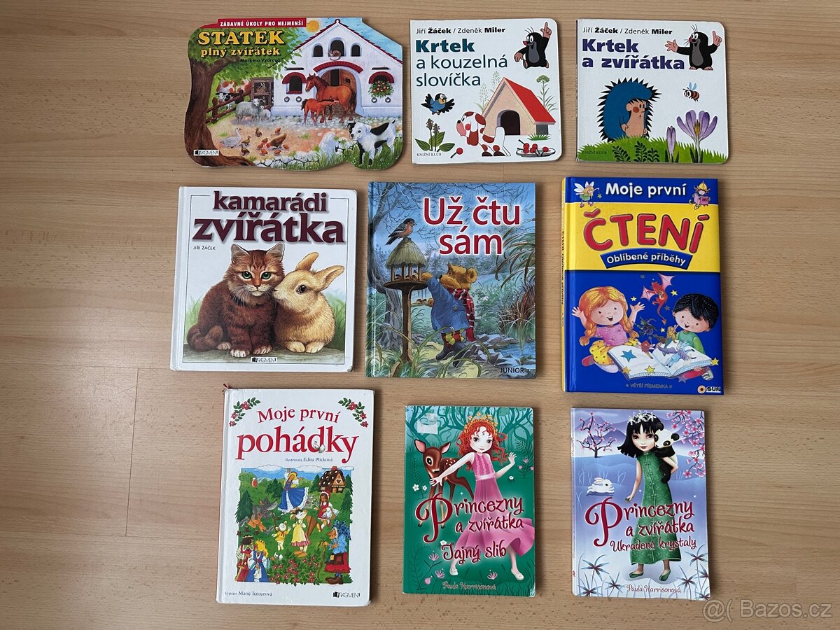 Knihy pro děti a leporela