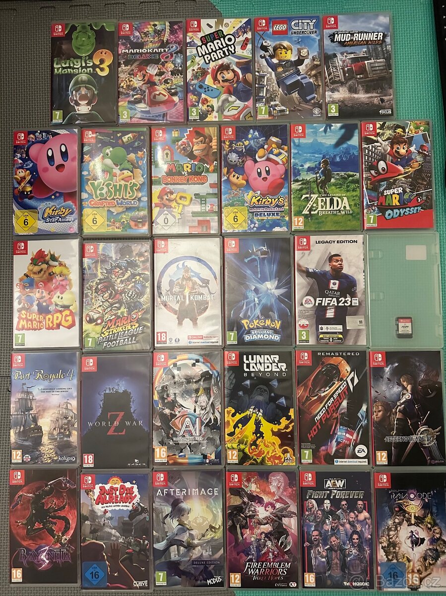 Hry na nintendo switch