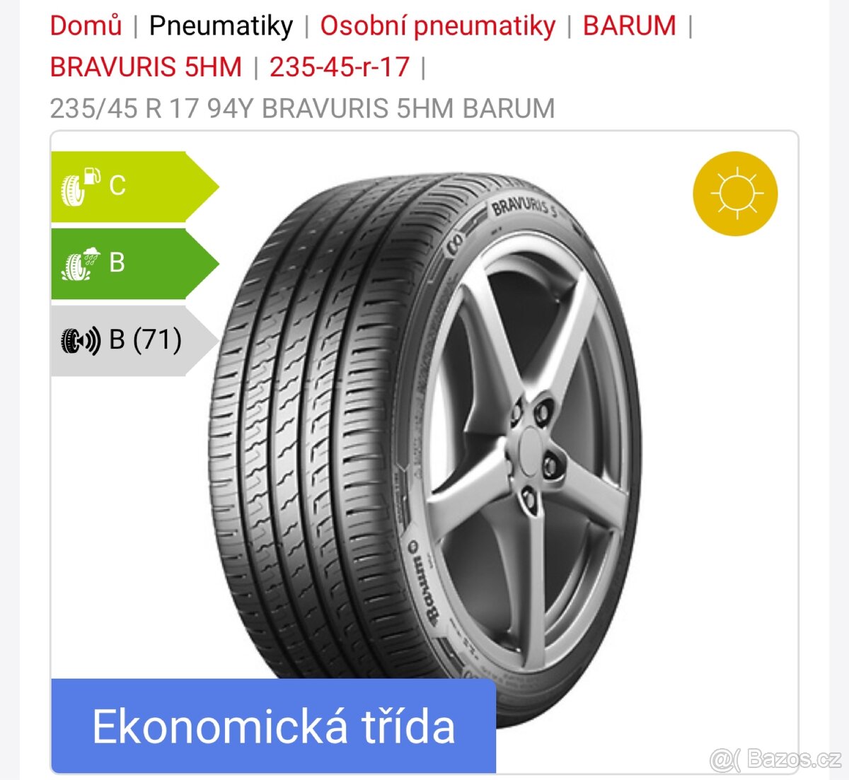 Barum Bravuris 5 HM 235/45 R 17 94Y