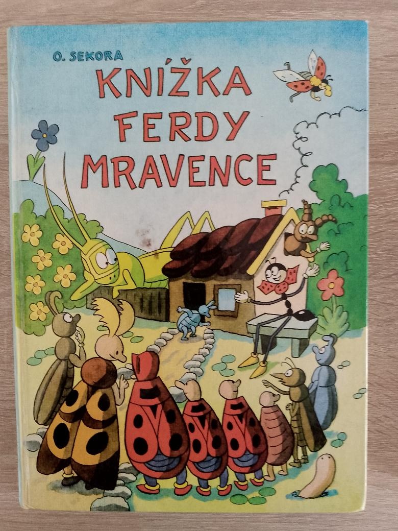 stará dětská kniha - knížka Ferdy mravence