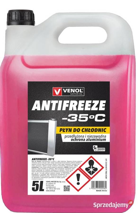 VENOL ANTIFREEZE -35 červený