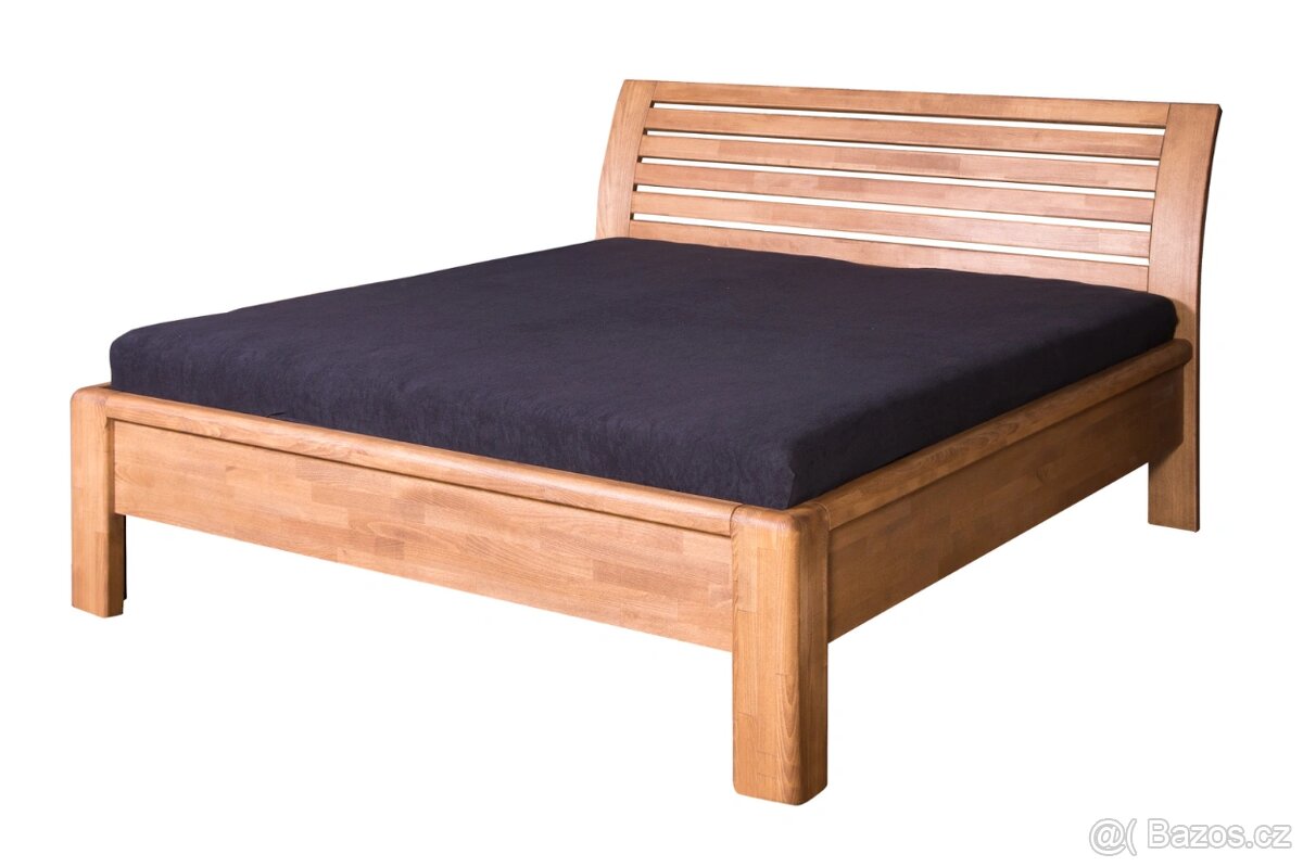 Manželská postel 160x200 z bukového masivu