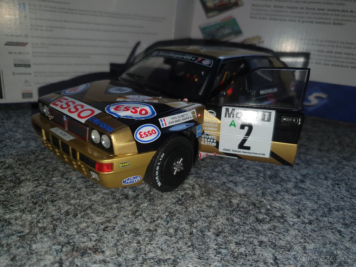 Lancia delta hf integrale 1:18 rally esso team