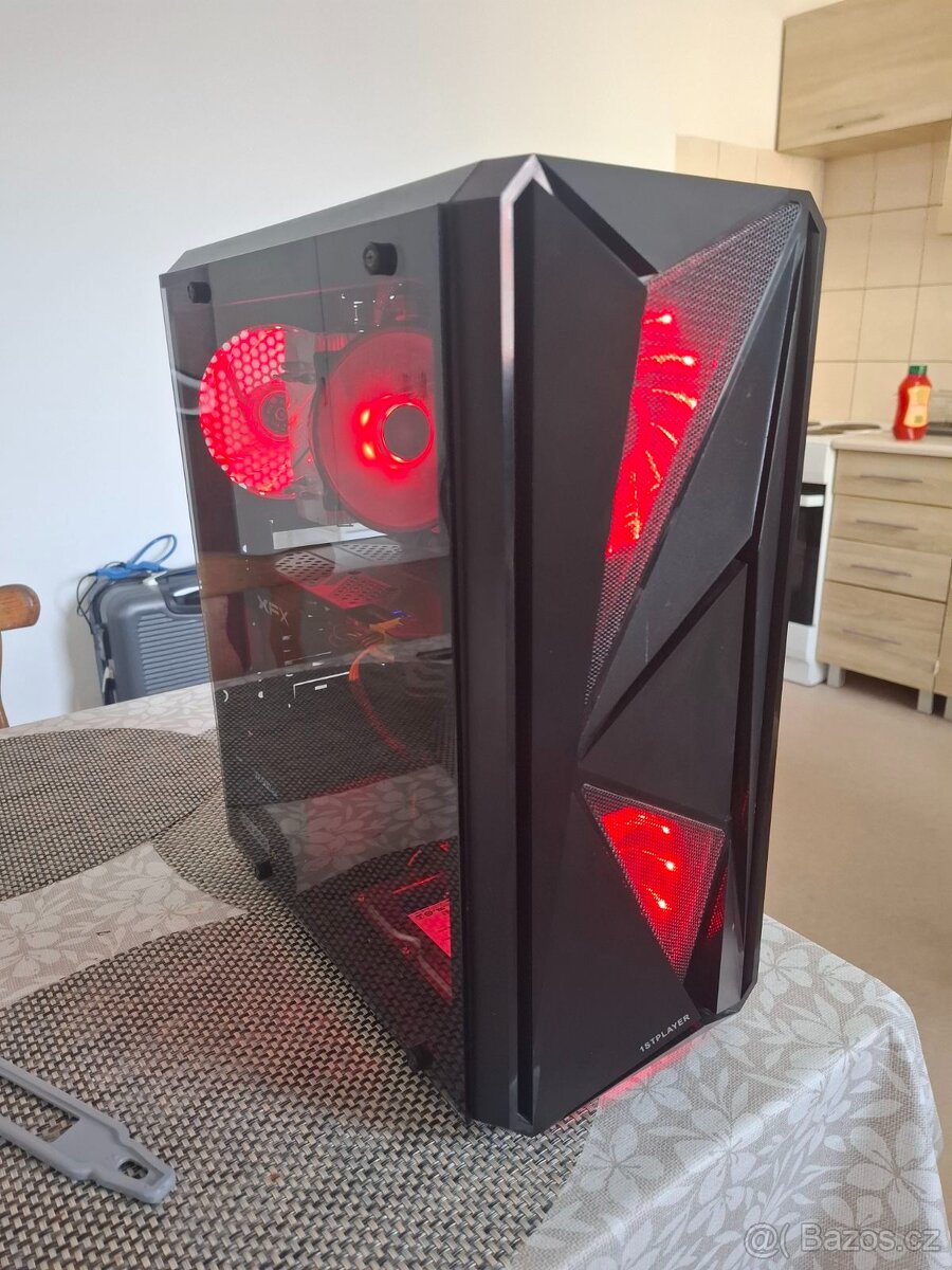 Herní PC AMD Ryzen5 2600,3866MHz+Radeon RX 580(8 GB) SSD+HDD