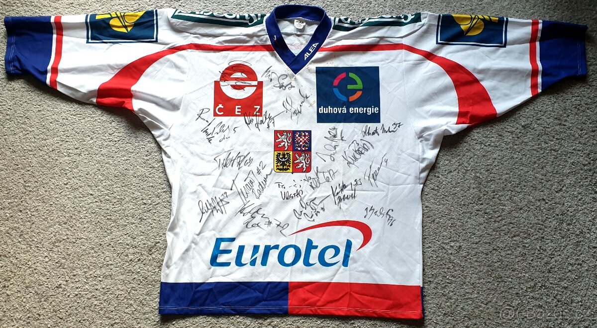 Podepsaný dres HC Slavia Praha - Petr KADLEC