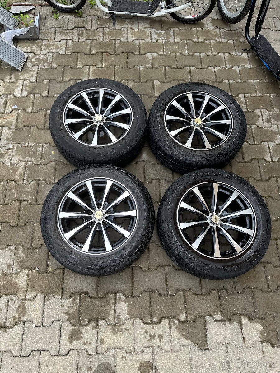 Prodám letní pneu včetně hliník disků