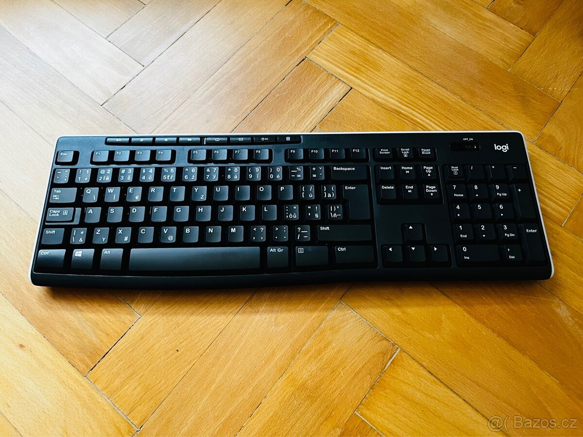 Bezdrátová klávesnice Logitech K270 - CZ/SK