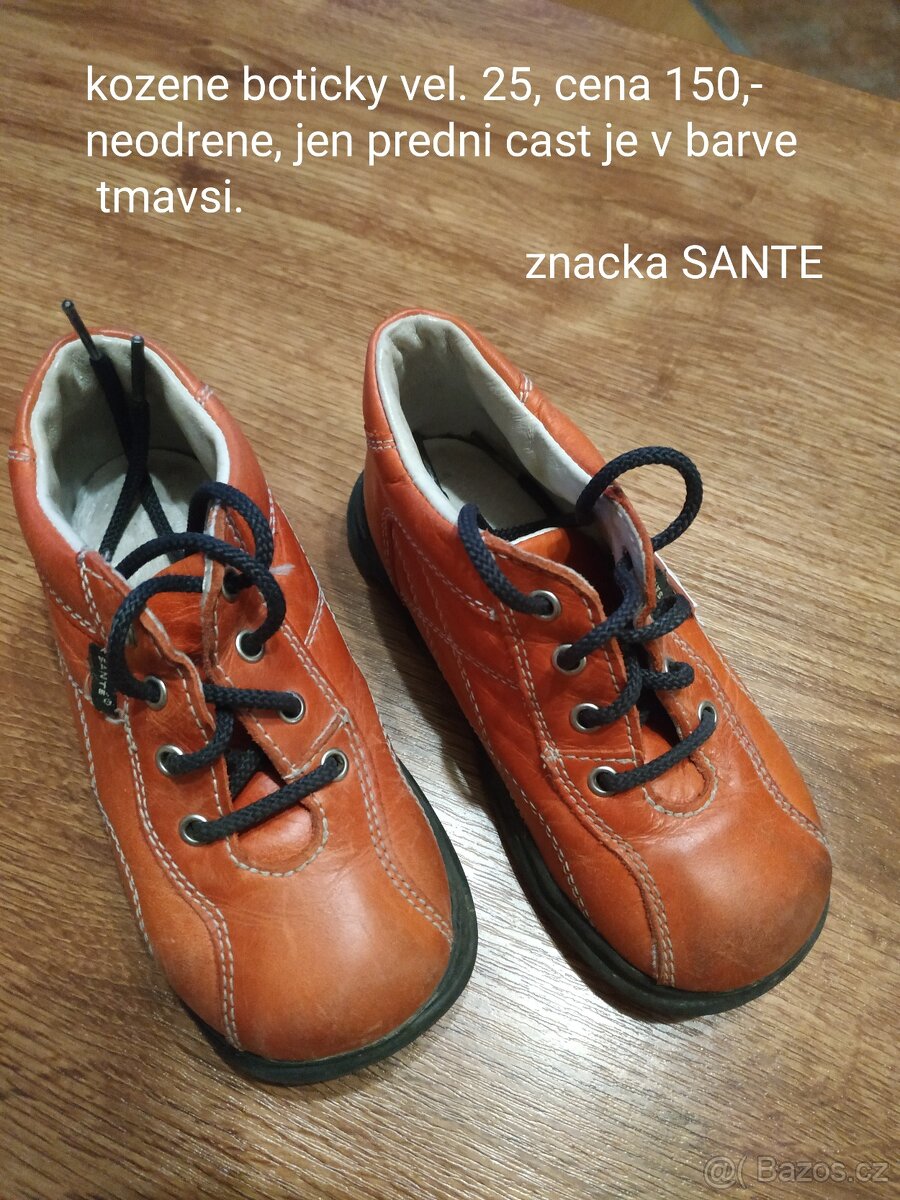 Kozenejarni boticky SANTE vel. 25
