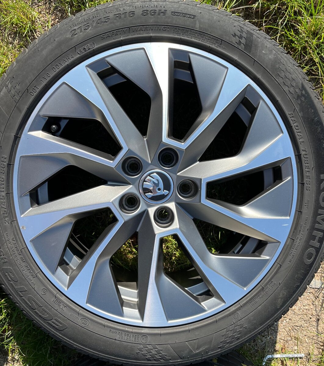 Škoda Fabia 3, Rapid originál alu sada R16 ET46