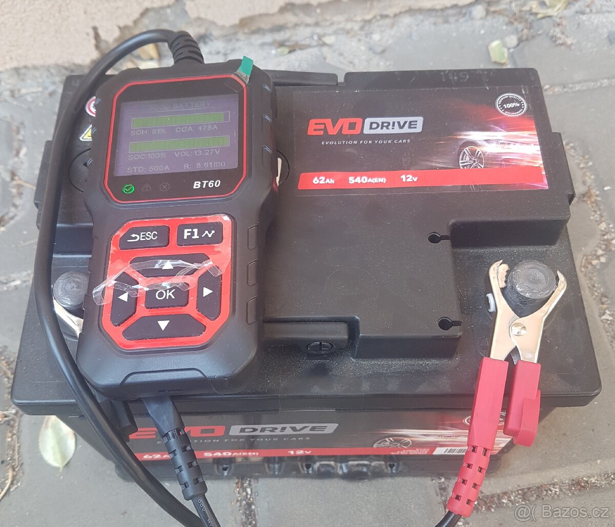 Autobaterie EVO Drive 12V 62Ah 540A použitá