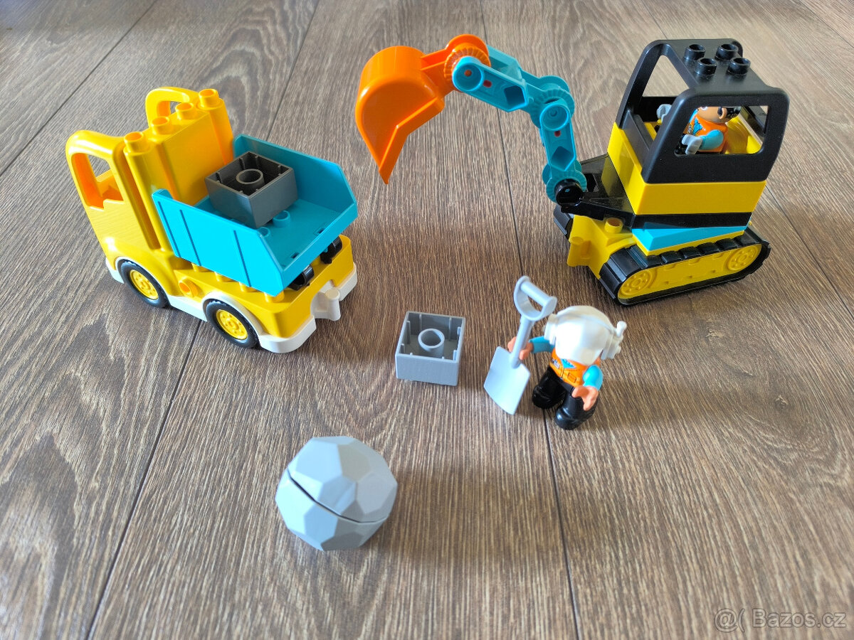 Lego Duplo 10931 Náklaďák a pásový bagr