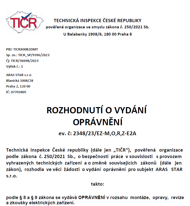 Nabídka spolupráce – realizace FVE, klimatizací a technickýc