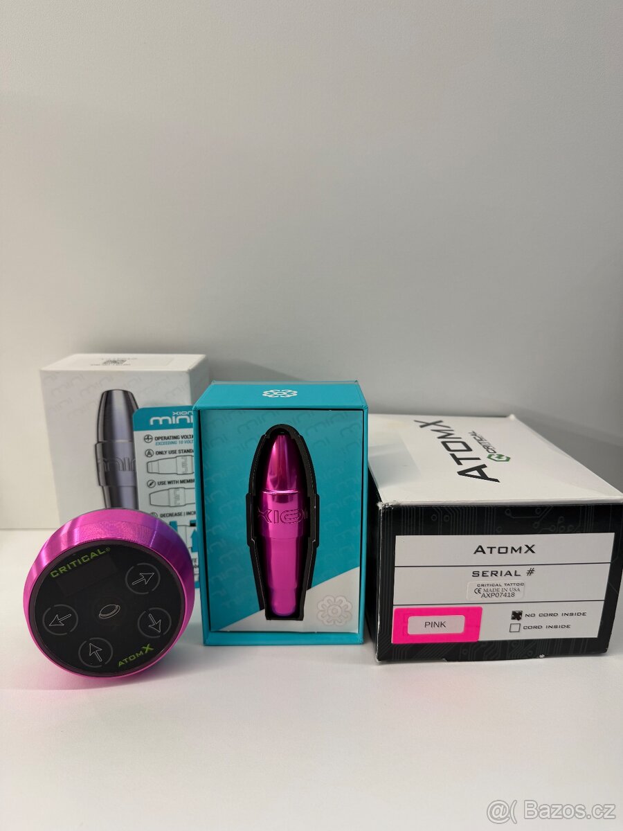 Xion S Pink mini + Atom X Pink + RCA kabel Bishop