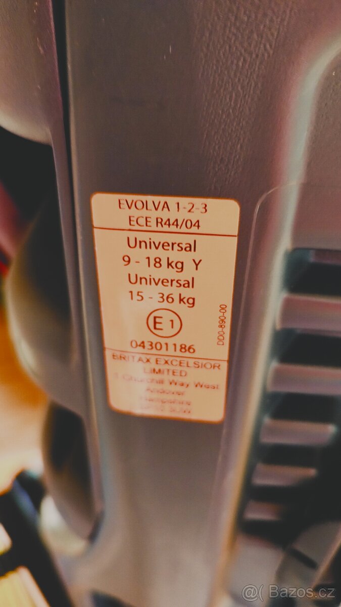 Britax Evolva 1-2-3