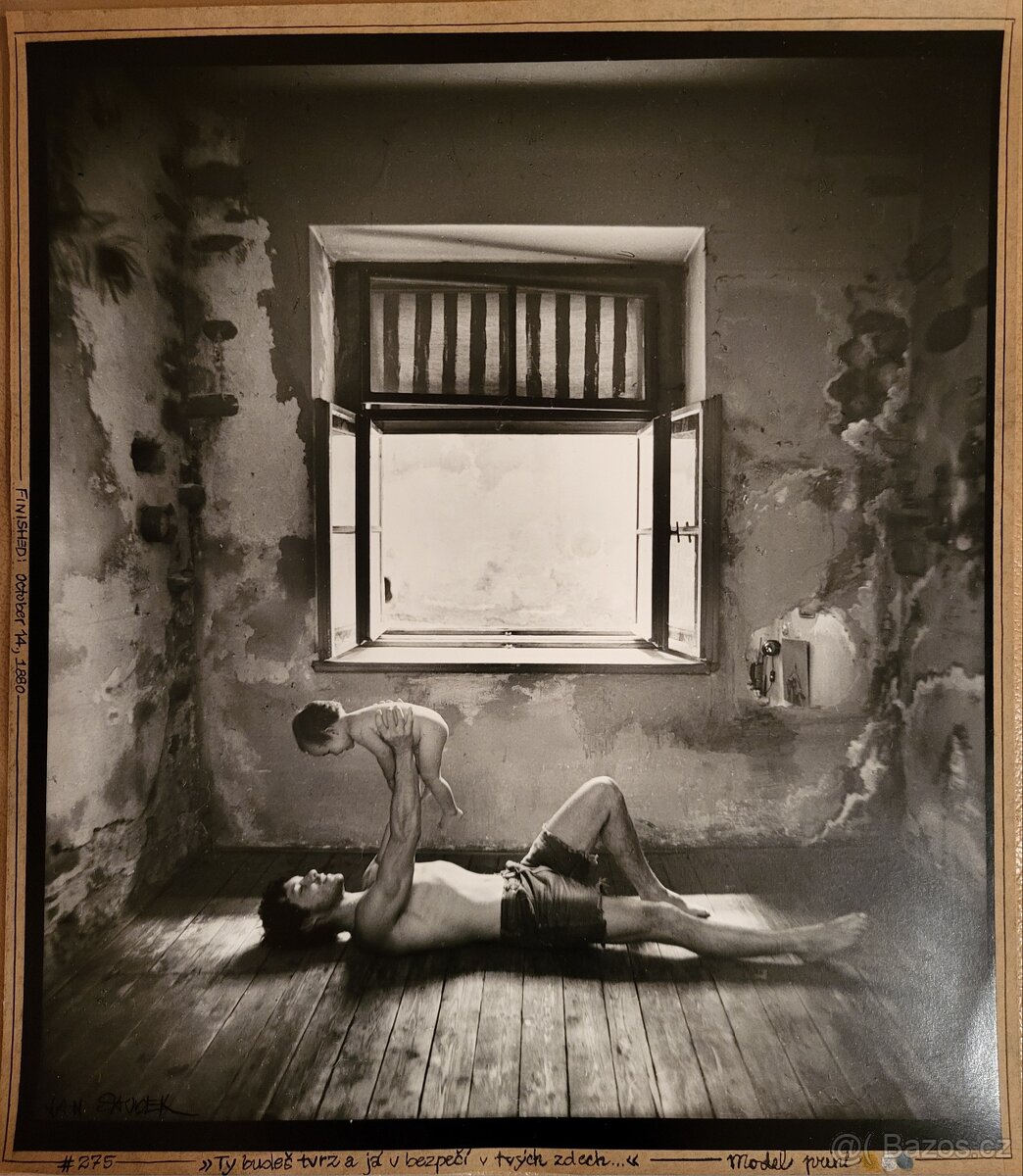 Jan Saudek - Ty budes tvrz... - originální fotografie