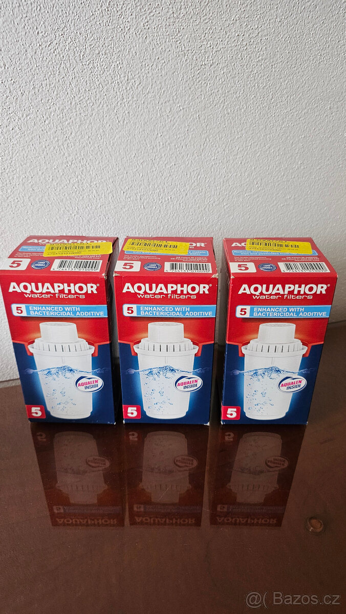 Filtrační patrony na vodu aqusphorm B100-5-3ks