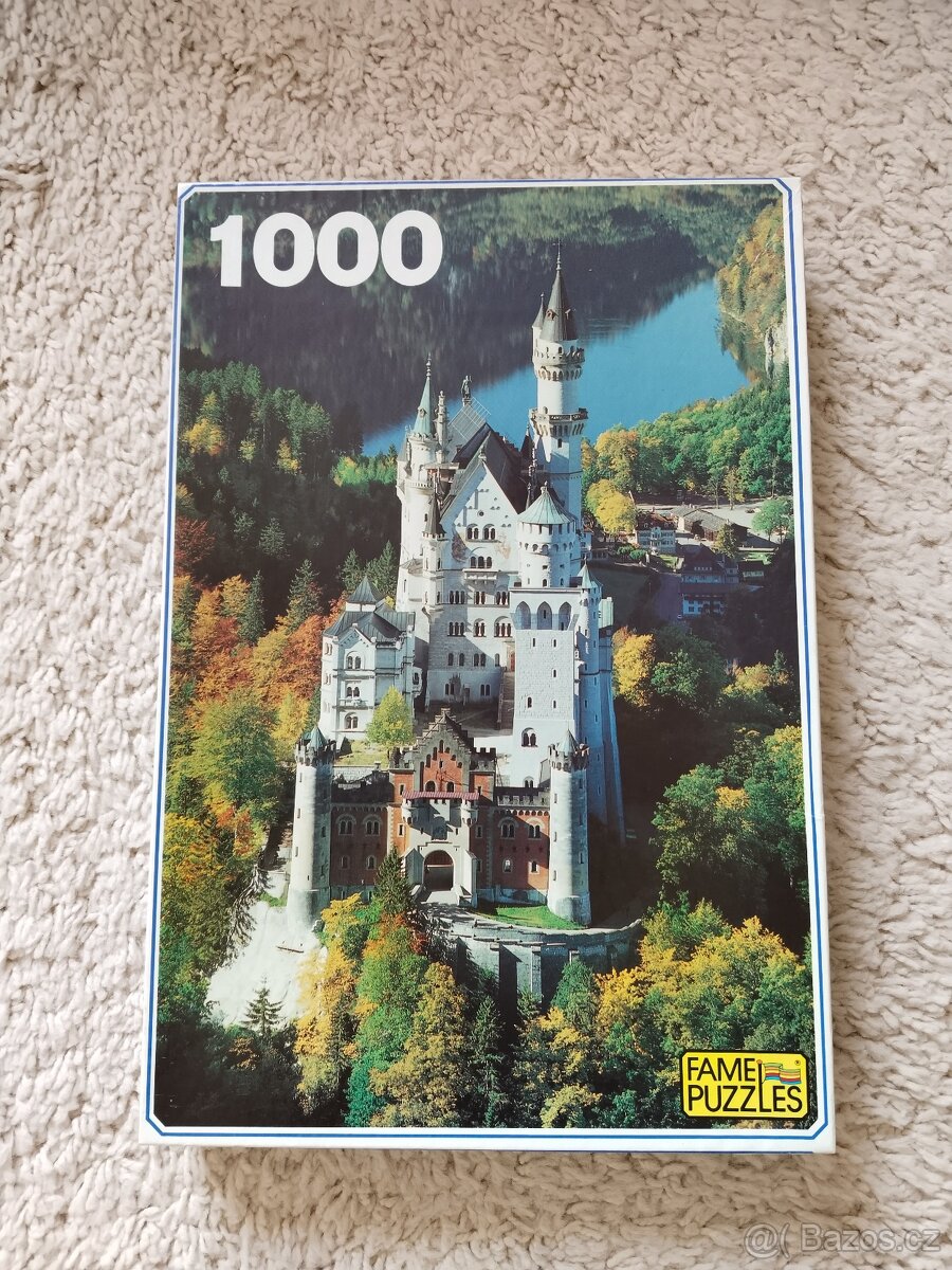 Puzzle s motivem zámku 1000 ks jak NEW