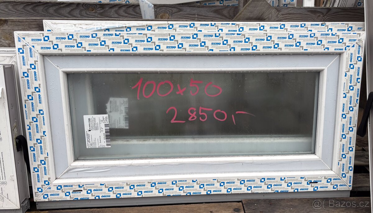 Prodám plastové okno 100x50