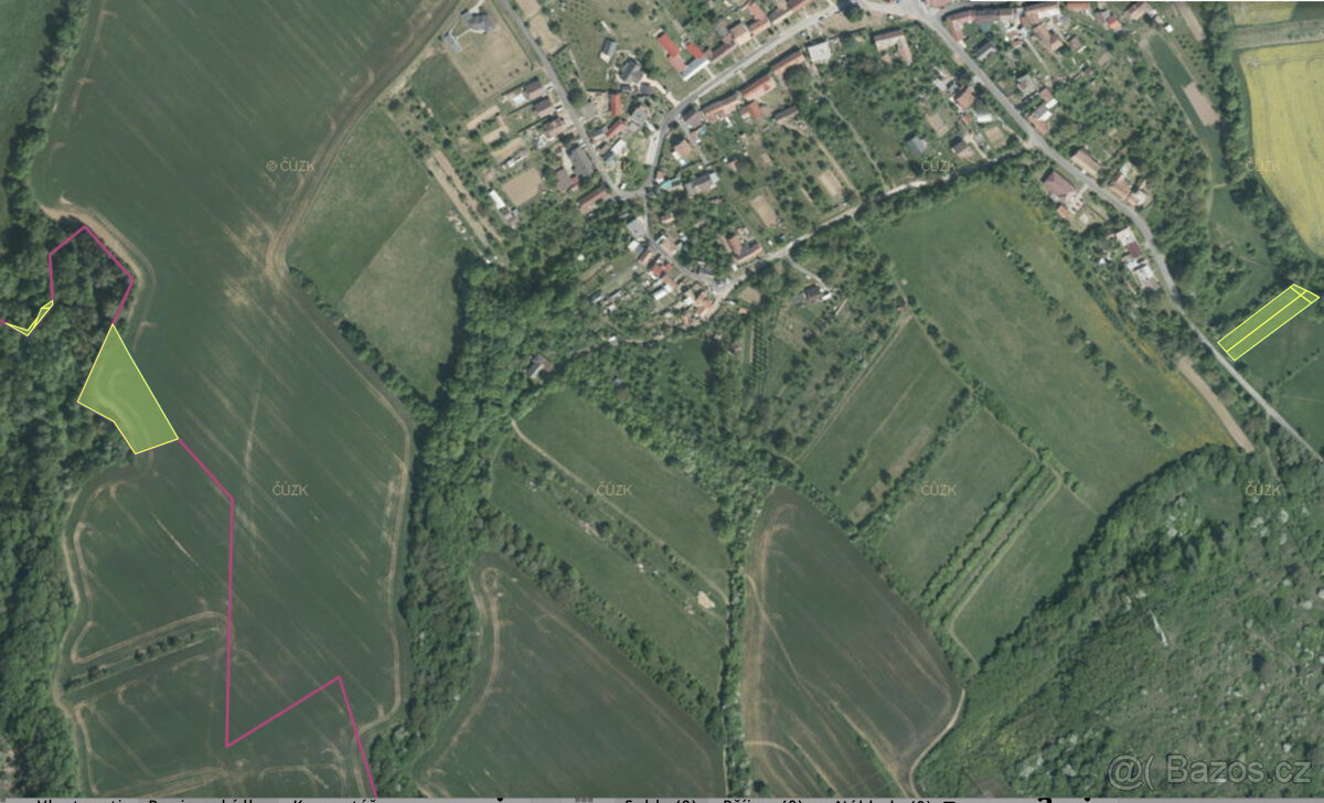 prodej pole, Cvrčovice u Zdounek, 1742 m²