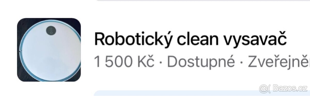 Robotický clean vysavač