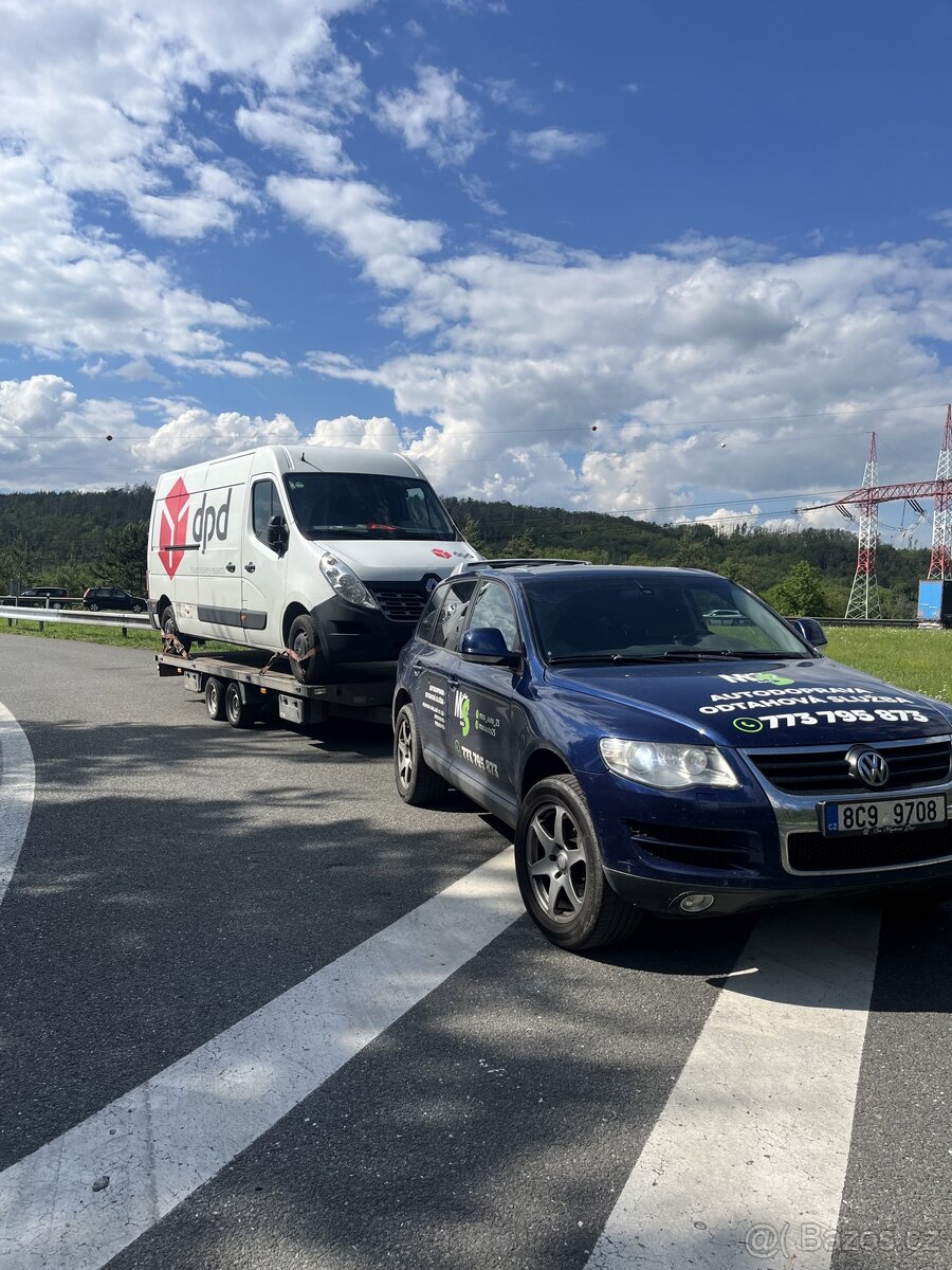 Převoz strojů, odtahová služba do 3 T