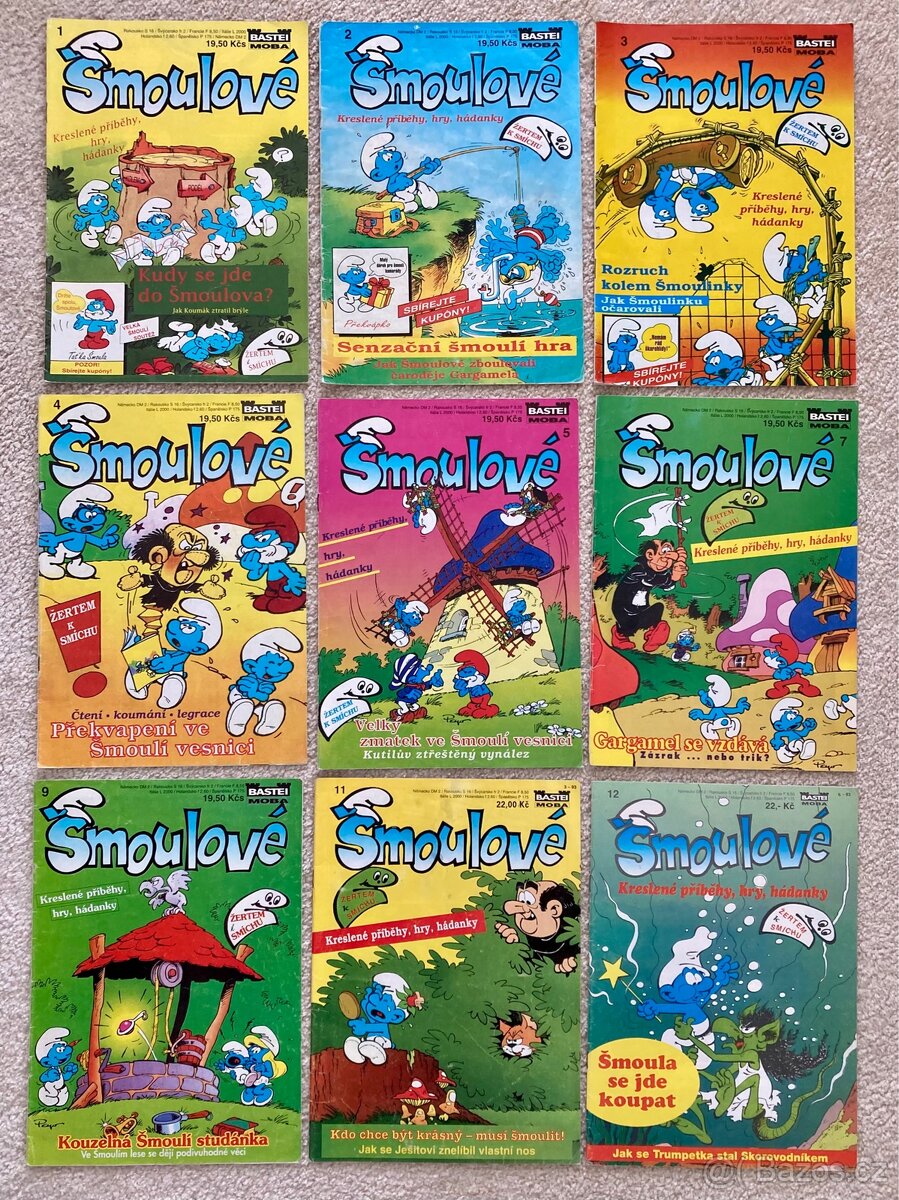 Šmoulové (Bastei Moba) 1992-1993 Velká nabídka