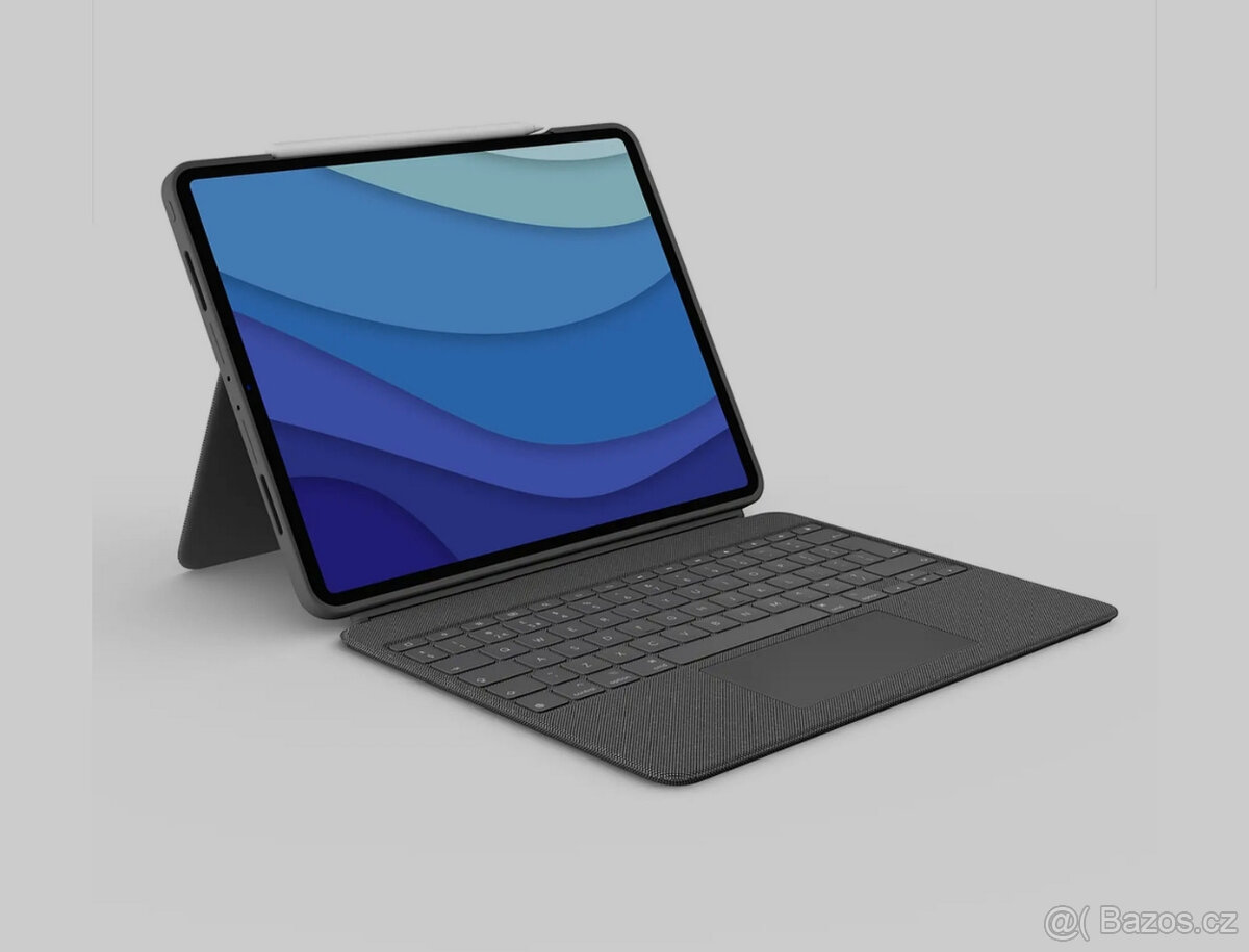 Logitech combo touch pre iPad Pro 12.9 - 5. a 6. gen. - šedá