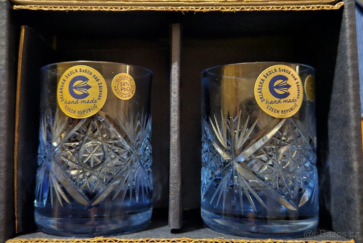 Olovnatý broušeny křišťál
