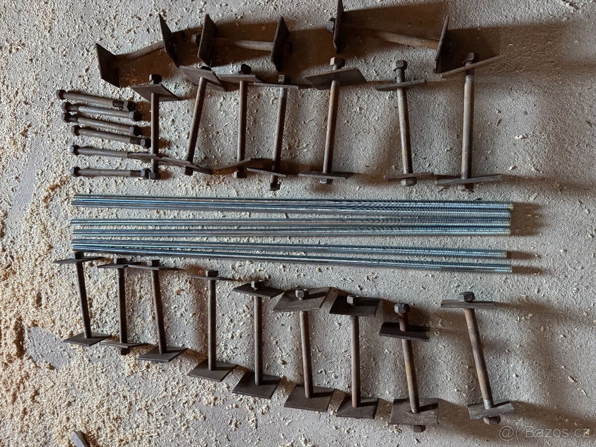 ávitová tyč M 16 Zn 8.8 matka a velkoformátová podložka