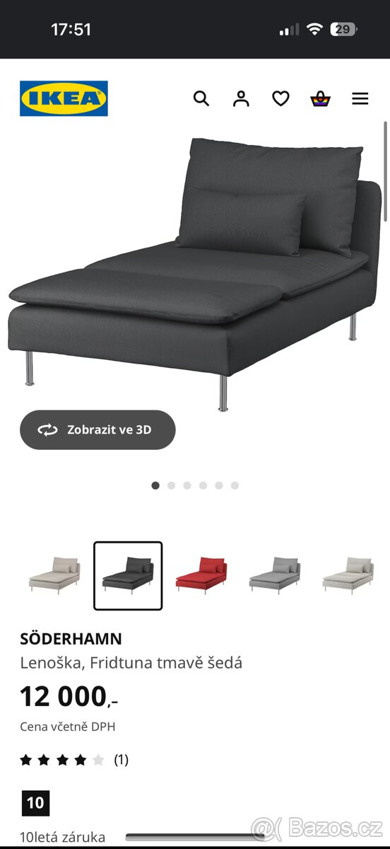 Lenoška - gauč Ikea