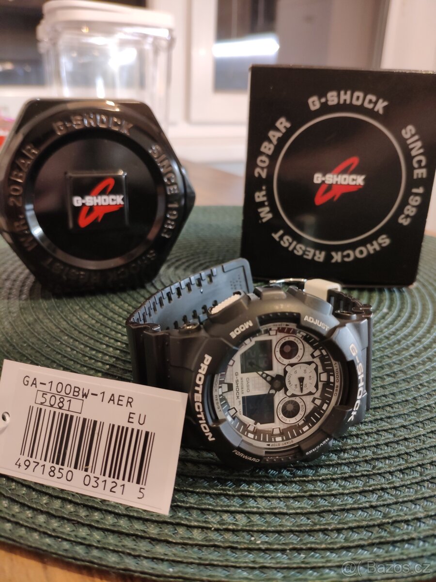 G-Shock Casio GA-100BW-1AER