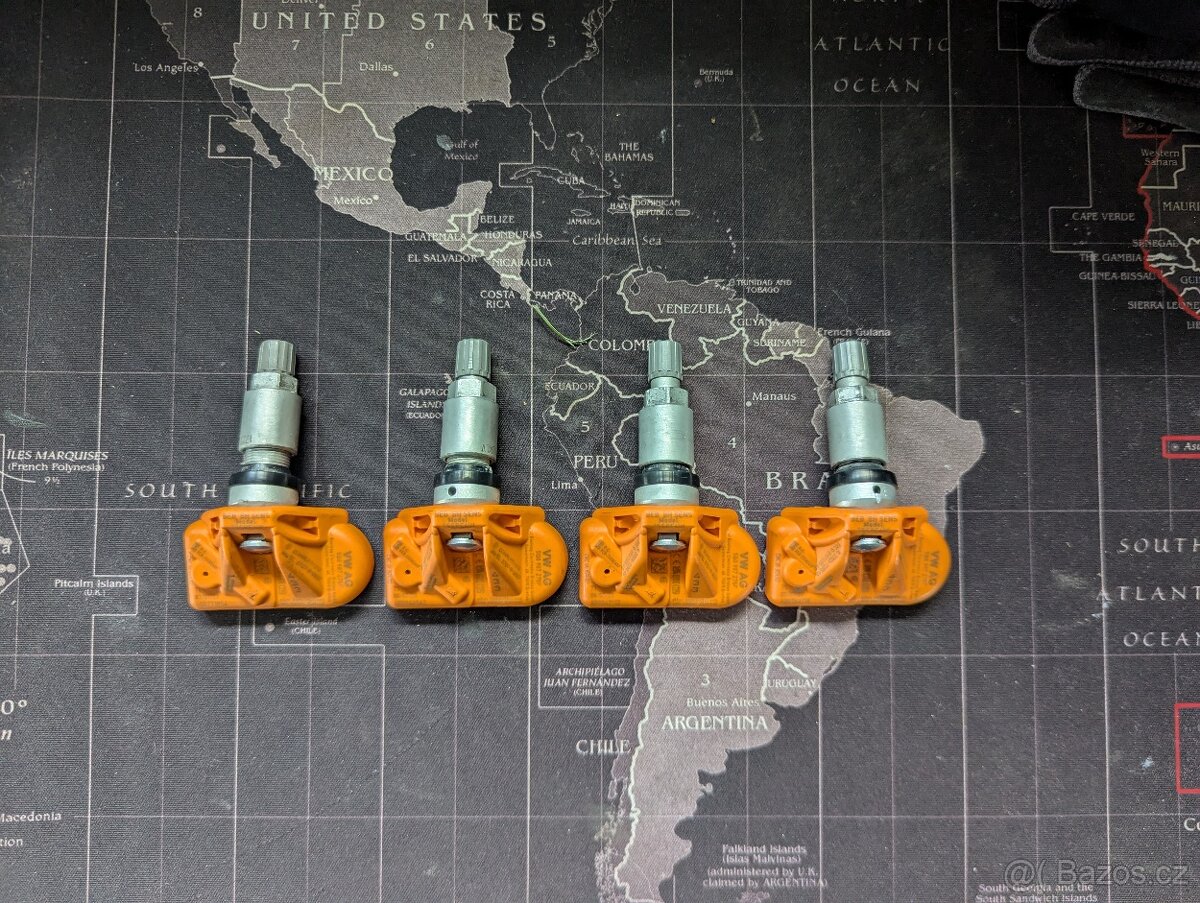 Sada TPMS senzor tlaku v pneu Škoda, VW, Audi