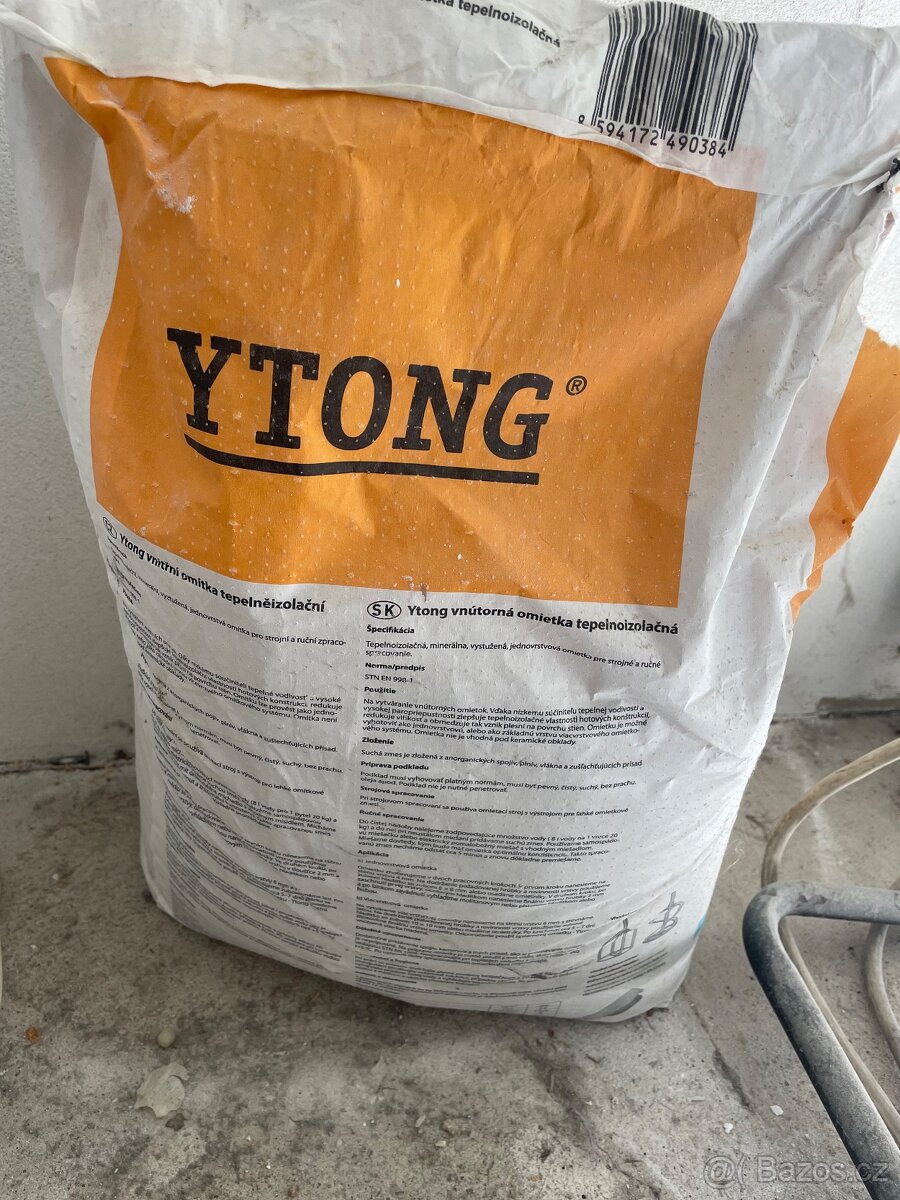 Ytong - tepelne izolacni omitka