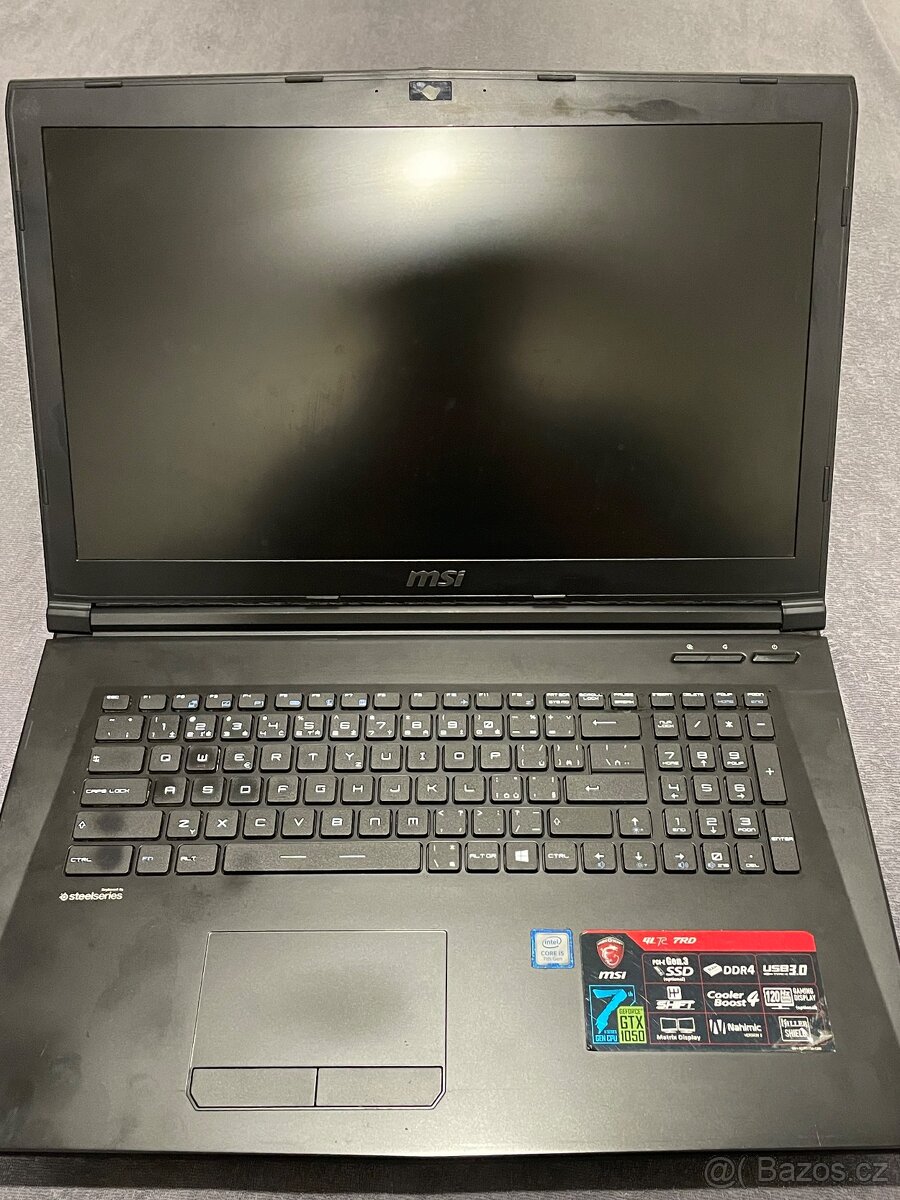 MSI GL72 7RD – i5 / 16 GB RAM / GTX 1050 / 1TB SSD – Herní