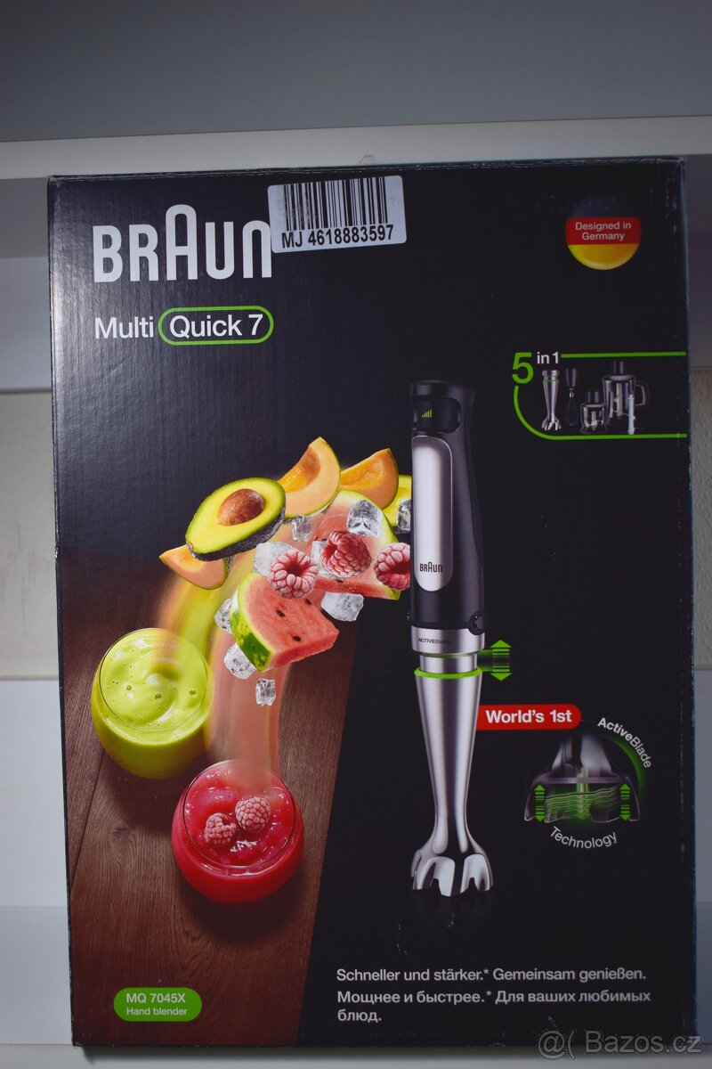 đ Braun Multiquick 7 MQ7045X â NOVĂ, nerozbalenĂ˝.