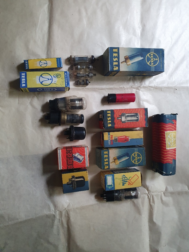 Elektronky pro radio a televizory - retro