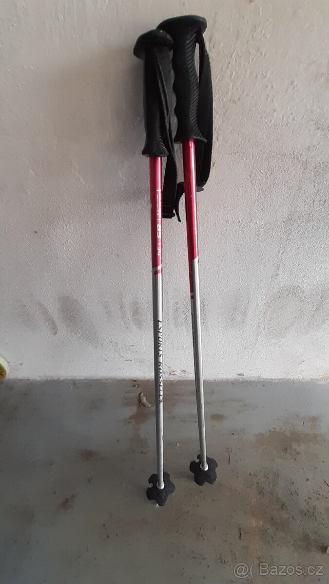 Dětské sjezdové hole 85 cm hliníkové