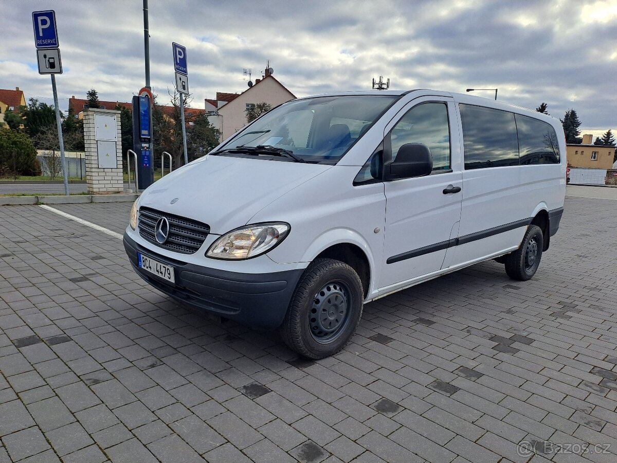 Vito 4x4 extralang, 9mist, naftové topení