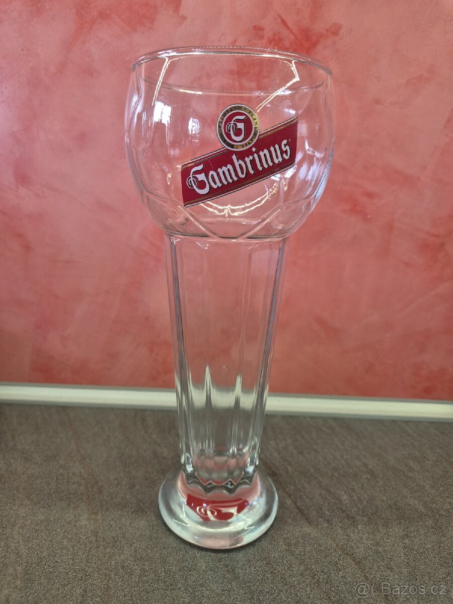 Pivní sklenice Gambrinus 0,5 l míč