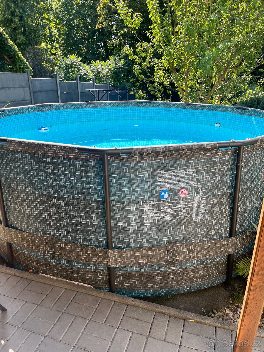 Prodám bazén průměr 3,6m1,2+ filtraci 4m3/h