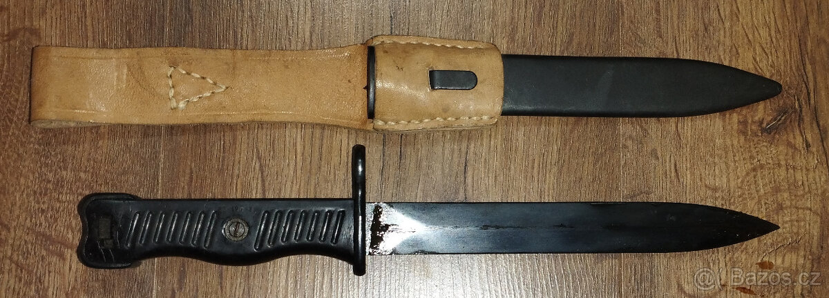 Jugoslávský bajonet M56 uloženka