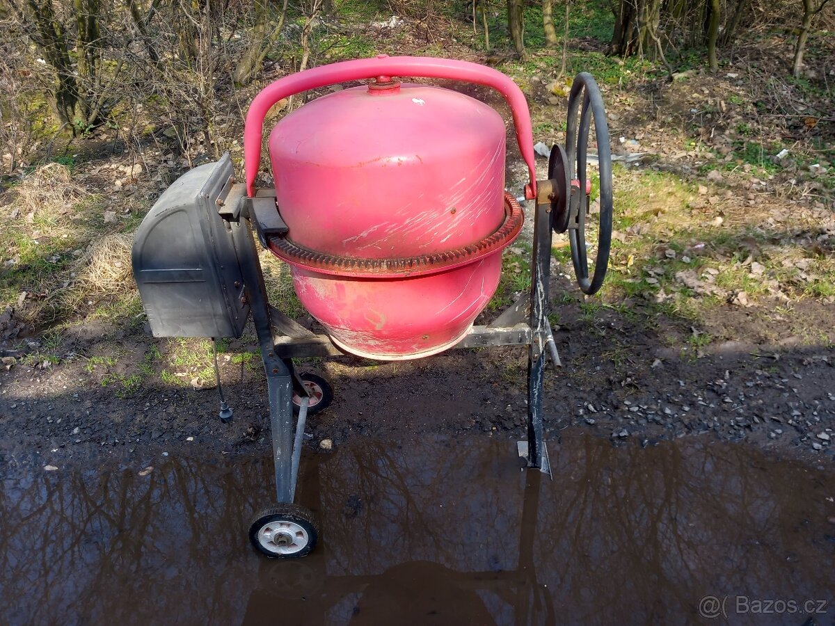 Míchačky na 230V  buben 120L